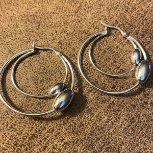 925 Silver Hoop Earrings